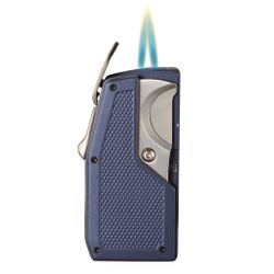 Visol Sierra Dual Torch Flame Cigar Lighter with Multi-Tool Cigar Accessories - Blue Visol Sierra Dual Torch Flame Cigar Lighter with Multi-Tool Cigar Accessories - Blue