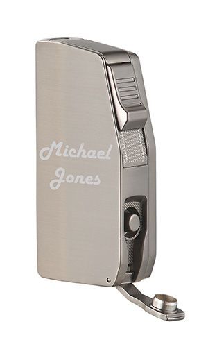 Visol Sierra Dual Torch Flame Cigar Lighter with Multi-Tool Cigar Accessories - Gunmetal