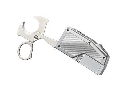 Visol Sierra Dual Torch Flame Cigar Lighter with Multi-Tool Cigar Accessories - Silver