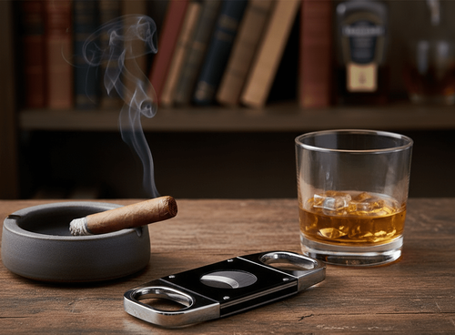 Visol Toshi Double Guillotine Cigar Cutter