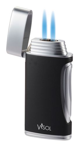 Visol Matte Black Trident & DuoMatt Floating Gift Set 