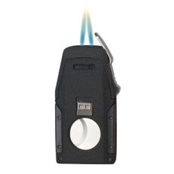 Visol Viper Dual Torch Flame Cigar Lighter - Black Visol Viper Dual Torch Flame Cigar Lighter - Black