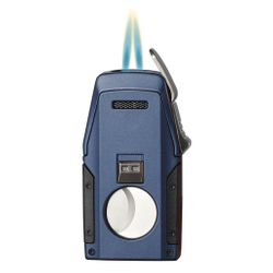 Visol Viper Dual Torch Flame Cigar Lighter - Blue Visol Viper Dual Torch Flame Cigar Lighter - Blue
