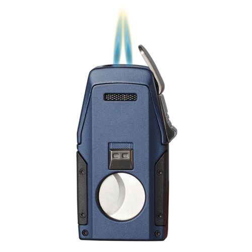 Visol Viper Dual Torch Flame Cigar Lighter - Blue