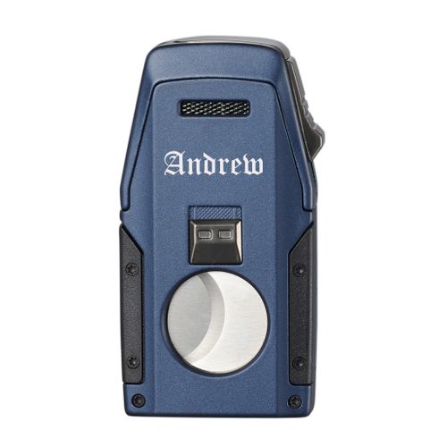 Visol Viper Dual Torch Flame Cigar Lighter - Blue