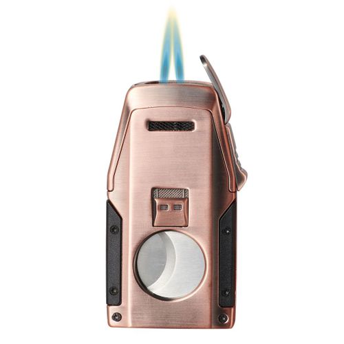 Visol Viper Dual Torch Flame Cigar Lighter - Bronze