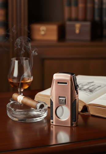 Visol Viper Dual Torch Flame Cigar Lighter - Bronze