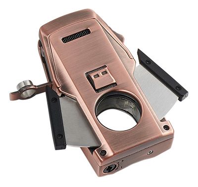Visol Viper Dual Torch Flame Cigar Lighter - Bronze