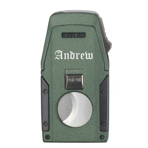 Visol Viper Dual Torch Flame Cigar Lighter - Green