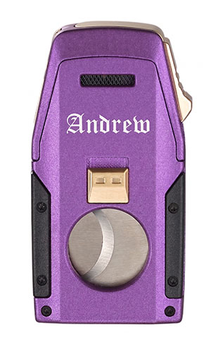 Visol Viper Dual Torch Flame Cigar Lighter - Purple