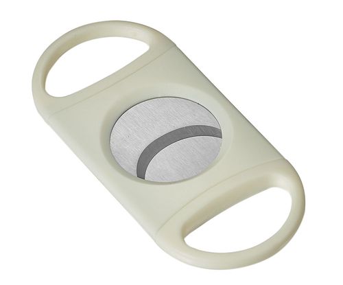 Visol White Rand Double Guillotine Cigar Cutter
