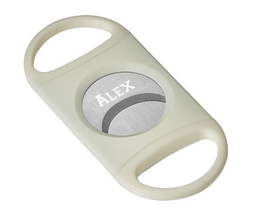 Visol White Rand Double Guillotine Cigar Cutter