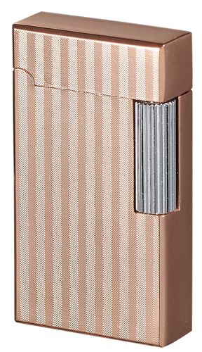 Visol Zebra Soft Flame Flint Lighter - Rose Gold
