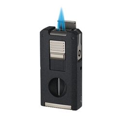 Visol Zurich Dual Torch Flame Cigar Lighter - Black
