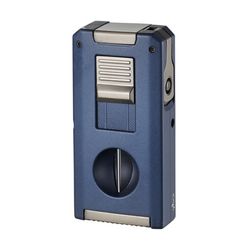 Visol Zurich Dual Torch Flame Cigar Lighter - Blue Visol Zurich Dual Torch Flame Cigar Lighter - Blue