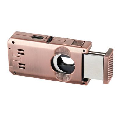 Visol Zurich Dual Torch Flame Cigar Lighter - Bronze Visol Zurich Dual Torch Flame Cigar Lighter - Bronze