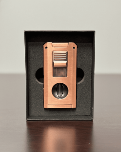 Visol Zurich Dual Torch Flame Cigar Lighter - Bronze