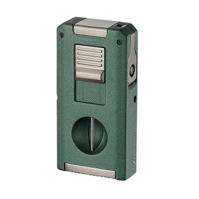 Visol Zurich Dual Torch Flame Cigar Lighter - Green Visol Zurich Dual Torch Flame Cigar Lighter - Green