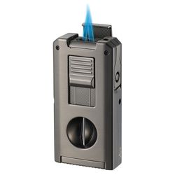 Visol Zurich Dual Torch Flame Cigar Lighter - Gunmetal