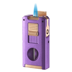 Visol Zurich Dual Torch Flame Cigar Lighter - Purple Visol Zurich Dual Torch Flame Cigar Lighter - Purple