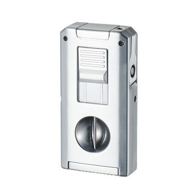 Visol Zurich Dual Torch Flame Cigar Lighter - Silver Visol Zurich Dual Torch Flame Cigar Lighter - Silver