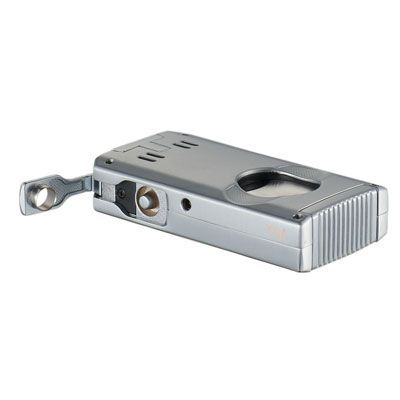 Visol Zurich Dual Torch Flame Cigar Lighter - Silver Visol Zurich Dual Torch Flame Cigar Lighter - Silver