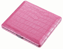 Ladies Petit Point Embroidery Cigarette Case Holder Great Condition For Age - UK Australia