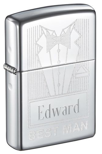 Zippo Best Man High Polish Chrome Windproof Lighter
