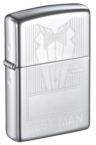 Zippo Best Man High Polish Chrome Windproof Lighter