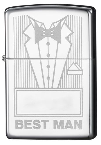 Zippo Best Man High Polish Chrome Windproof Lighter