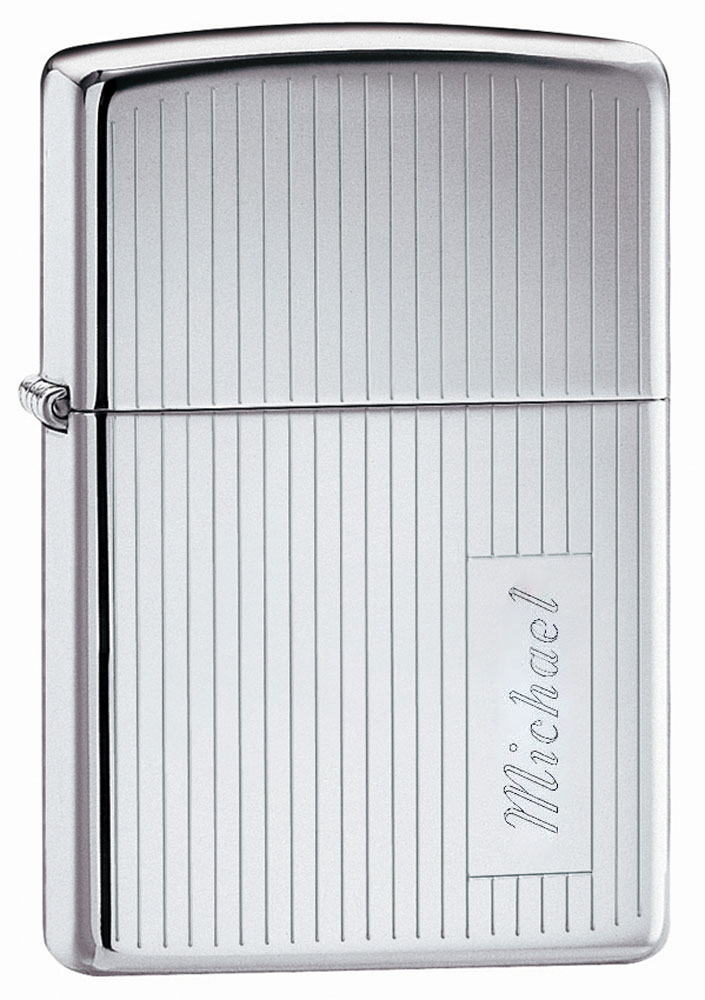 Zippo Engine Turned Lighter Personalized by Free Engraving