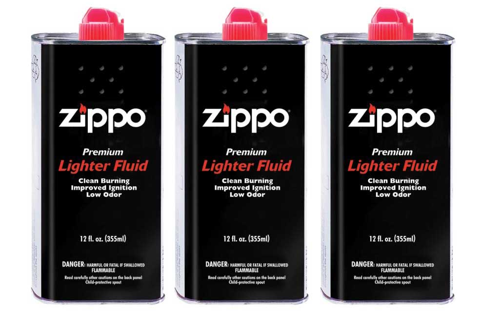 Zippo Lighter Fluid 12 oz 3 Can Pack