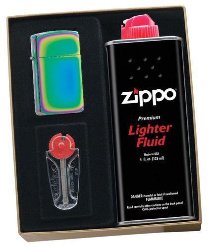 Zippo Spectrum Slim Lighter Gift Kit - Ships by Ground Only
