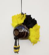 Large Coconut Shell Hawaiian Ikaika (Yellow)