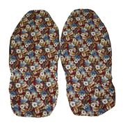 Hawaii Car Seat Cover<br>Burgundy Flower<br>(Non-quilted)