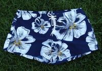 Short-hipster short<br>Navy big flower, size 3, 7, 13, 19