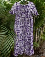 Hawaiian muumuu<br>Purple Turtle, M to XL
