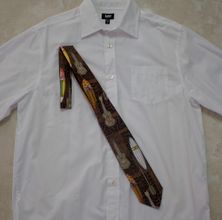 Hawaiian Necktie<br>Brown Surfboard