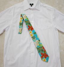 Hawaiian Necktie<br>Colorful Flower