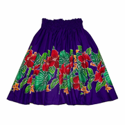 Hawaiian Pa'u hula skirts<br>#11 Purple flower