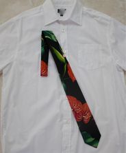 Hawaiian Necktie<br>Black Anthurium Flower