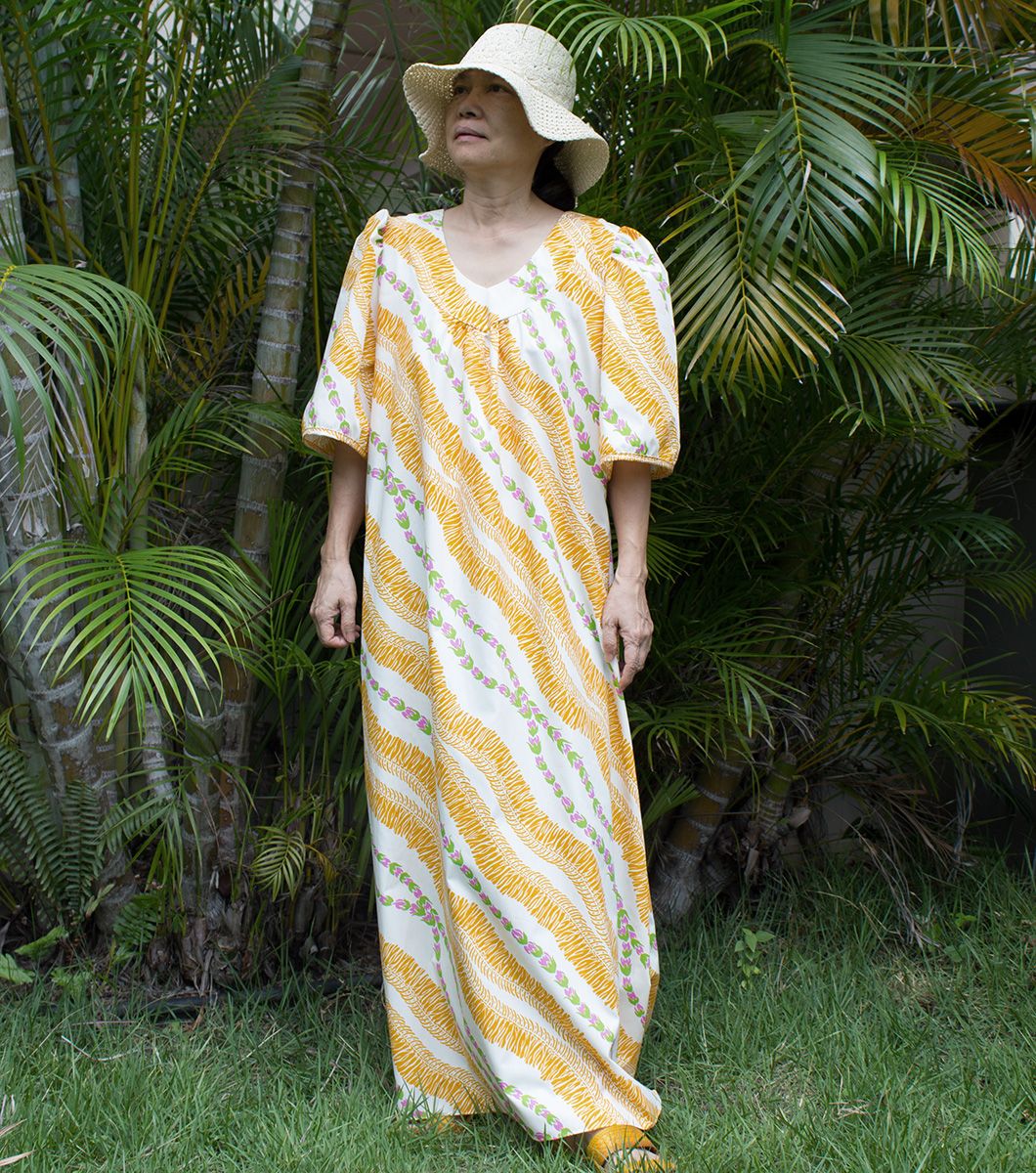 long hawaiian muumuu
