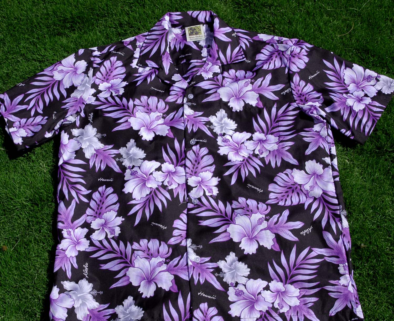 Hawaiian Shirt Purple And Black Purple Rain Ii Limited Edition