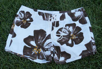 Short-hipster short<br>White big flower, size 13, 17, 19.