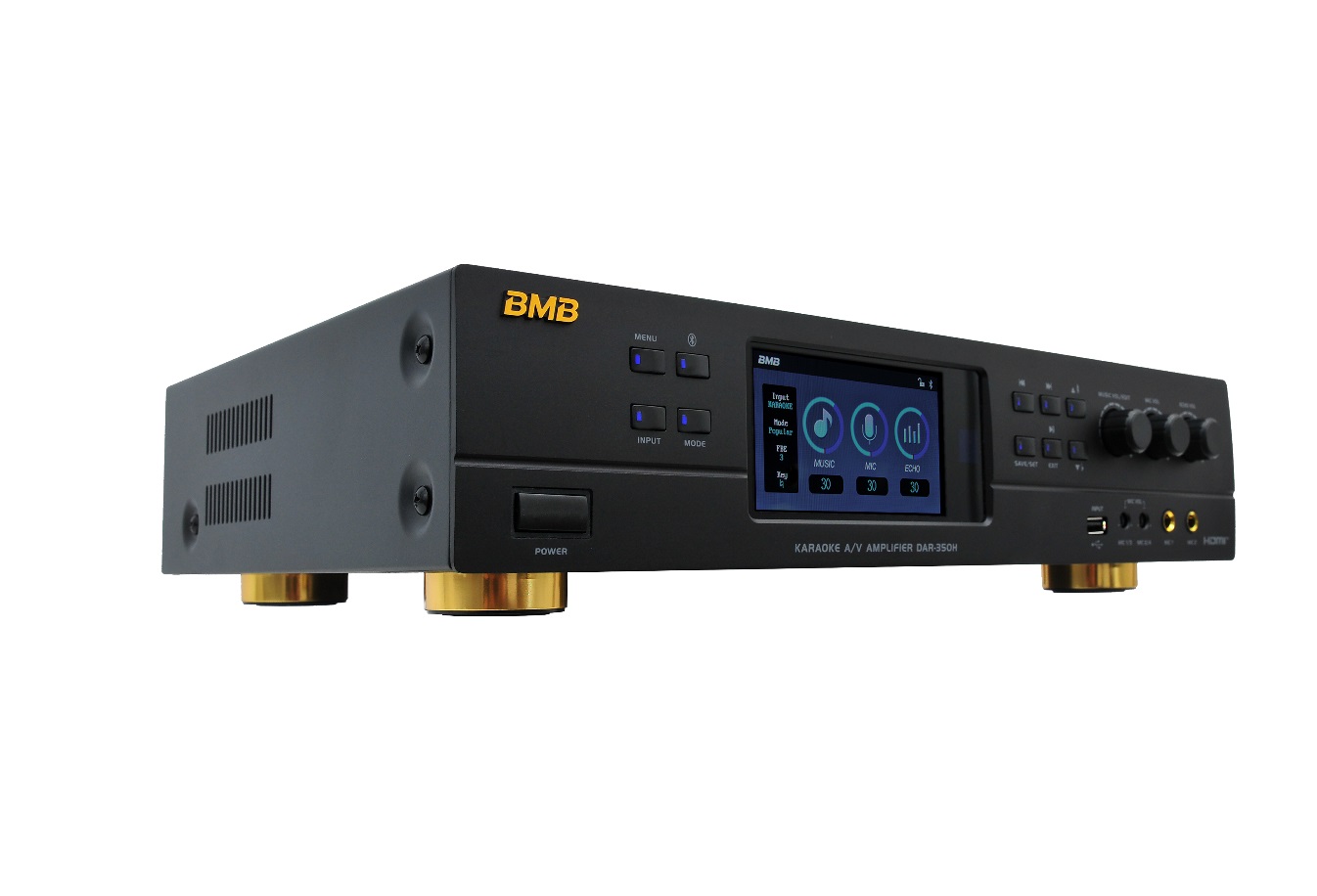 BMB DAR350H 700W 2Channel Karaoke Mixing Amplifier with HDMI and