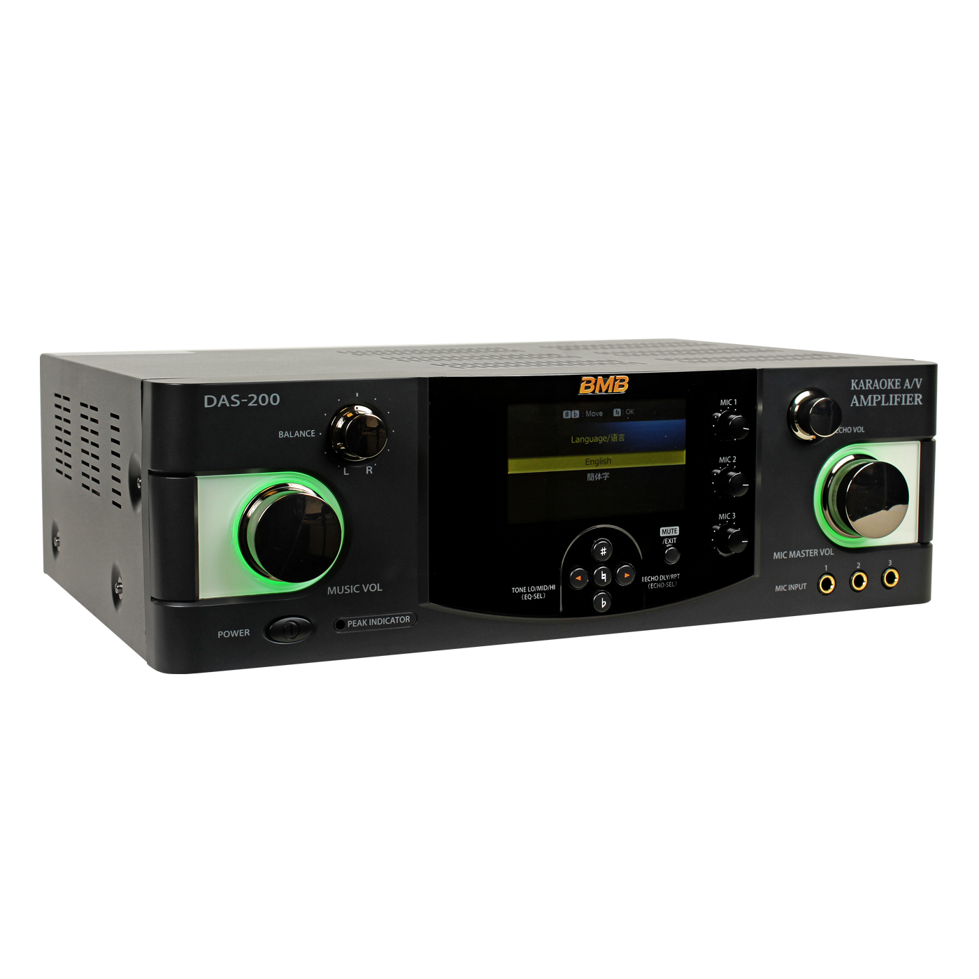 BMB DAS200 300W 2Channel Karaoke Mixing Amplifier