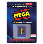 Chartbuster Karaoke Mega Party Pack - 1,005 MP3G Songs on SD Card