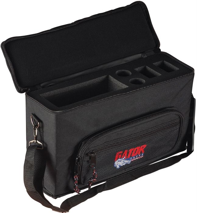 Gator GM2W Padded Bag for 2 Wireless Mic Systems