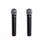 Hisonic HS223 2-in-1 HDMI Karaoke Mixer & Dual UHF Cordless Microphone System with Bluetooth Input