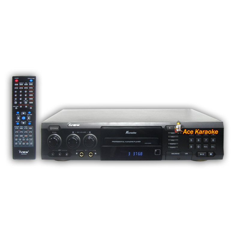 iVIEW 2000K MIDI / DVD / CD+G Professional Karaoke Player Open Box
